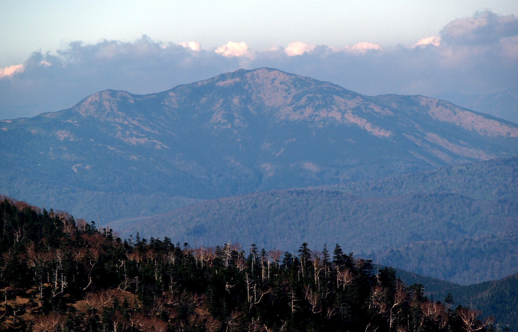 日光白根山から至仏山