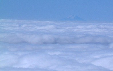 男体山山頂から富士