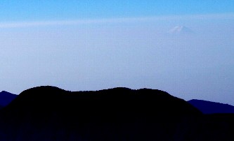 奥白根山から富士