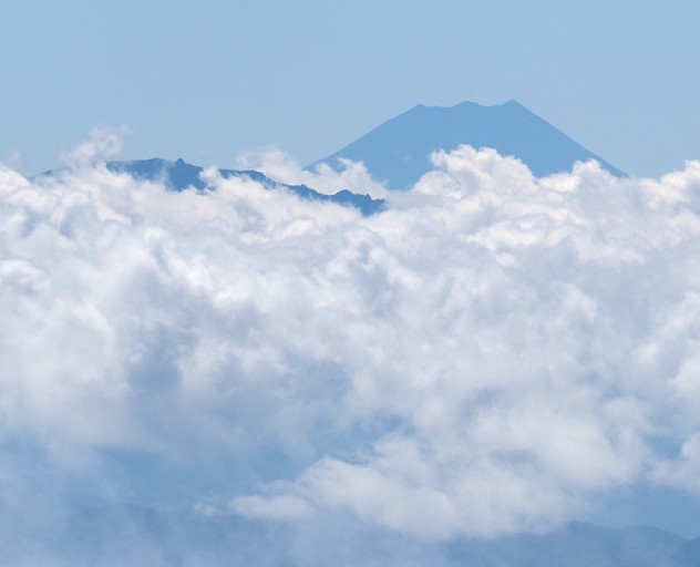 トーミの頭から富士山