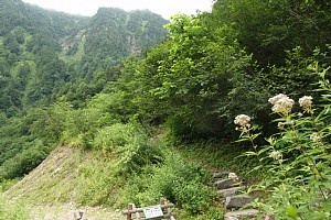 赤岩尾根登山口