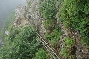 八峰キレットへ