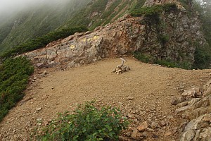 口ノ沢のコル