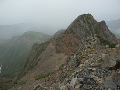 五龍岳北斜面