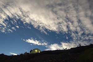 テント場の空