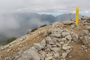 唐松岳山頂