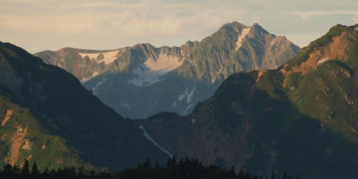 夏の水晶岳