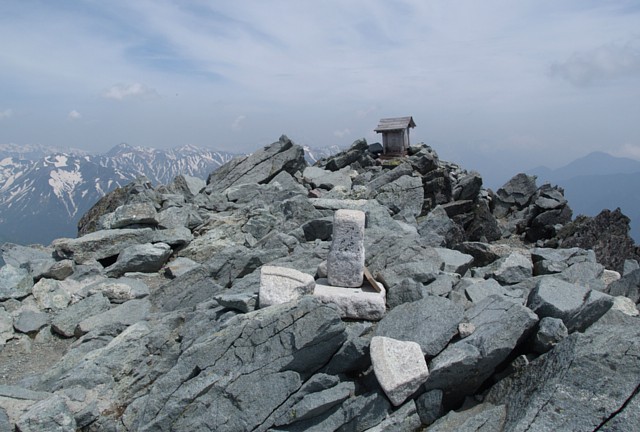 槍ヶ岳山頂