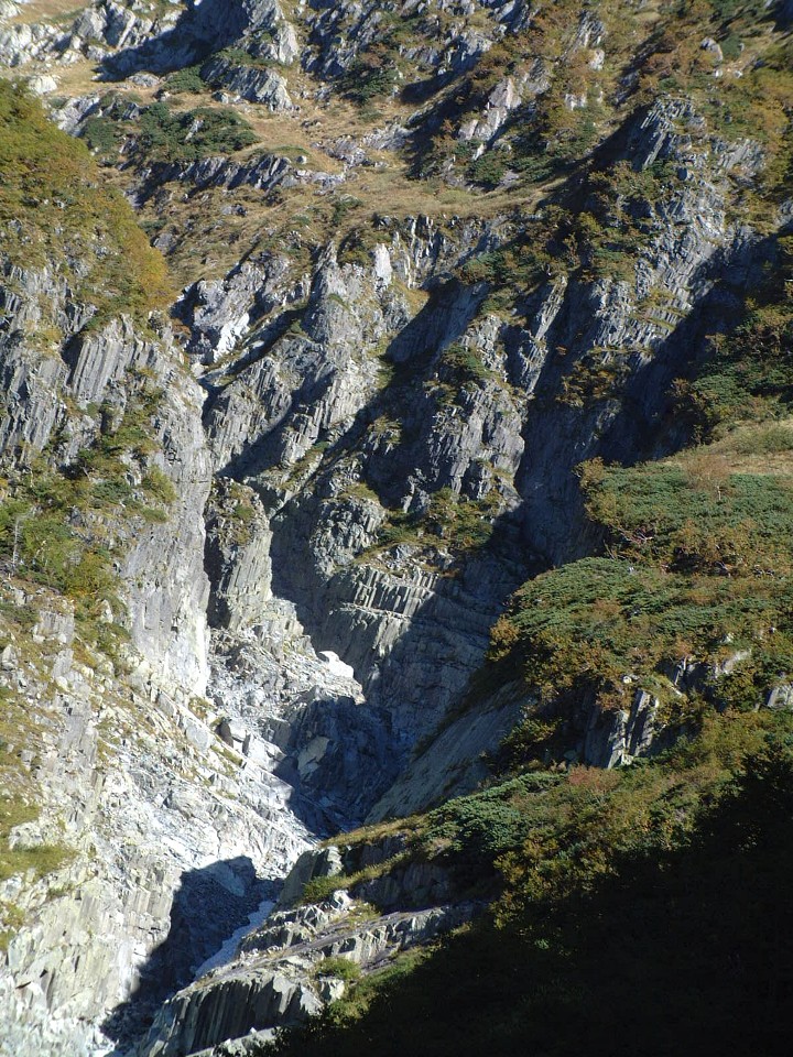 朝靄の上高地