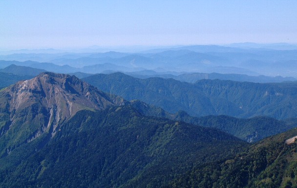 焼岳稜線