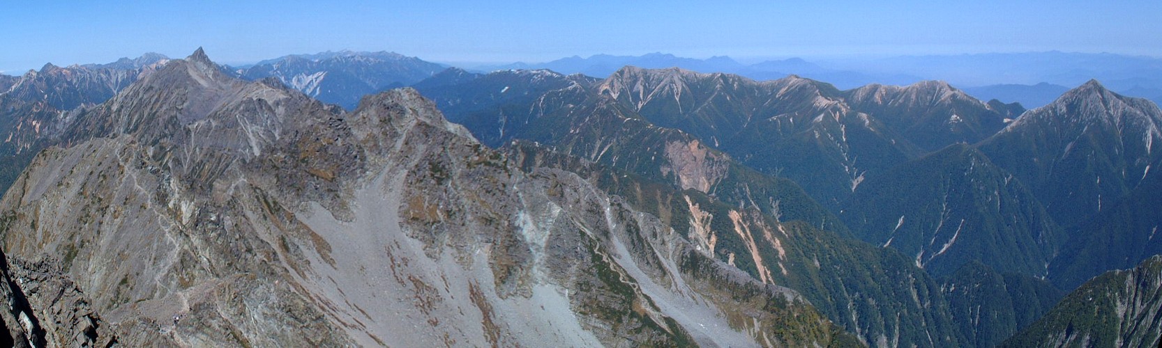 穂高・槍縦走路