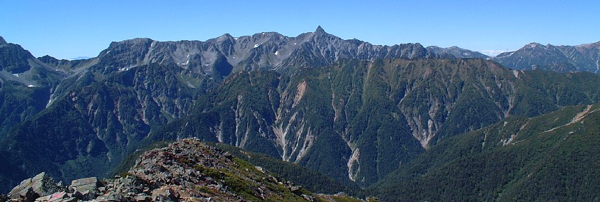 槍ヶ岳山稜