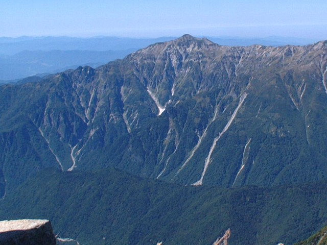 奥穂高岳より笠ヶ岳