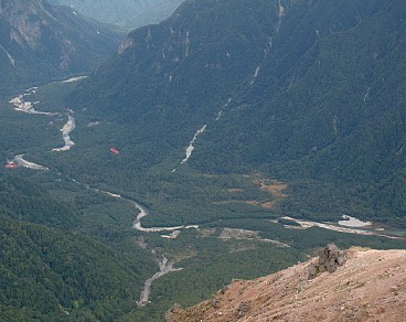 焼岳から上高地