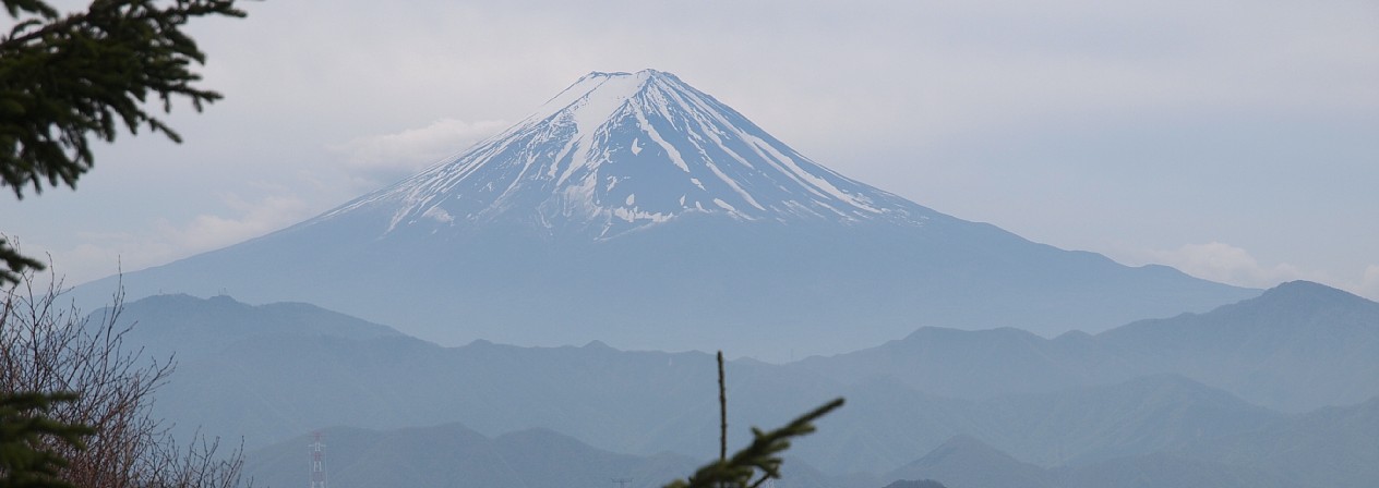 唐松尾根より富士