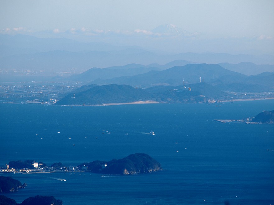 朝熊ヶ岳から富士