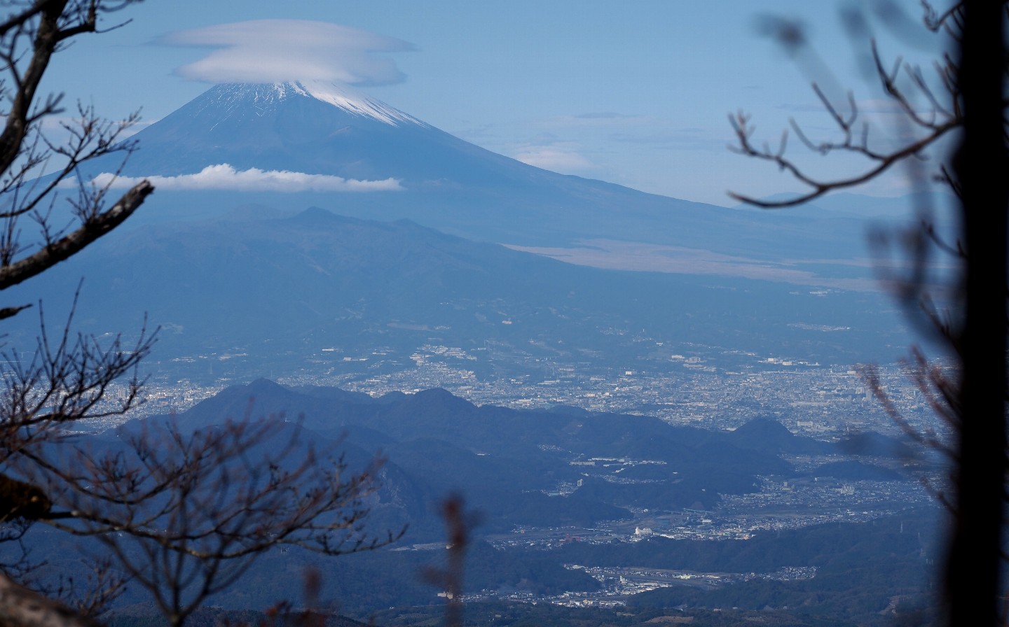 万三郎岳から富士