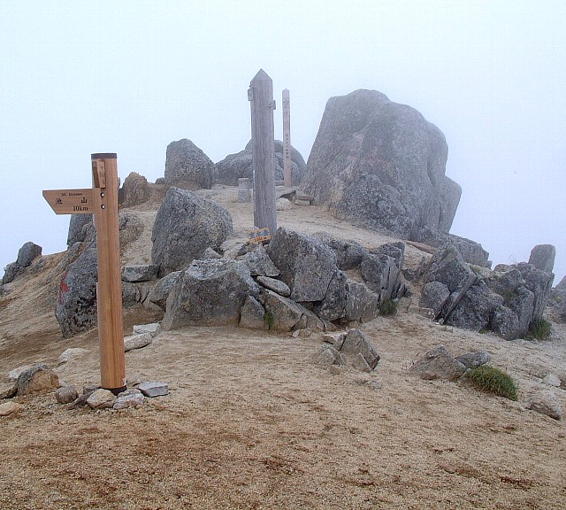 空木岳山頂