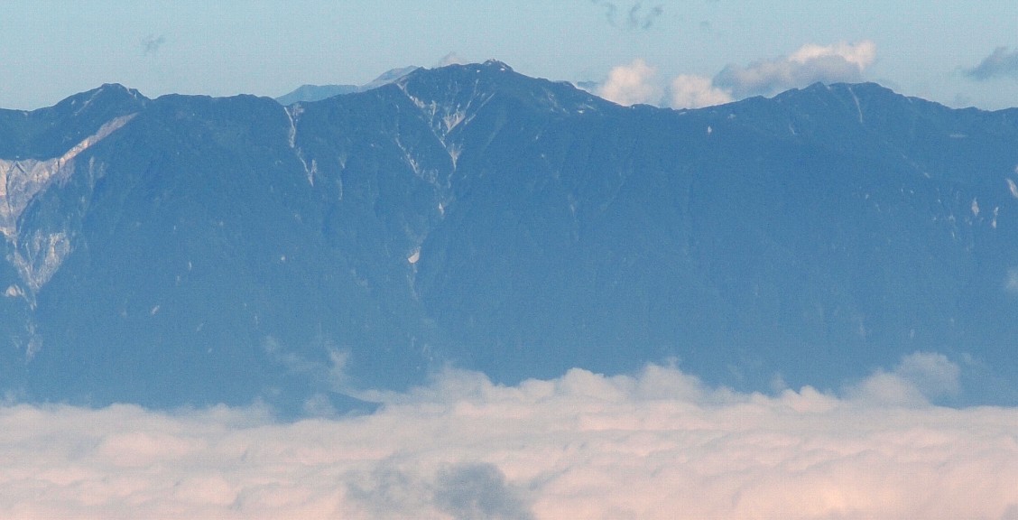 空木岳を東から