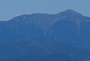 黒沢登山道より富士