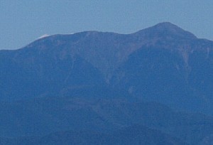 黒沢登山道より富士