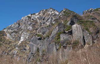 甲斐駒近景