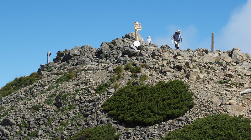 仙丈ヶ岳山頂