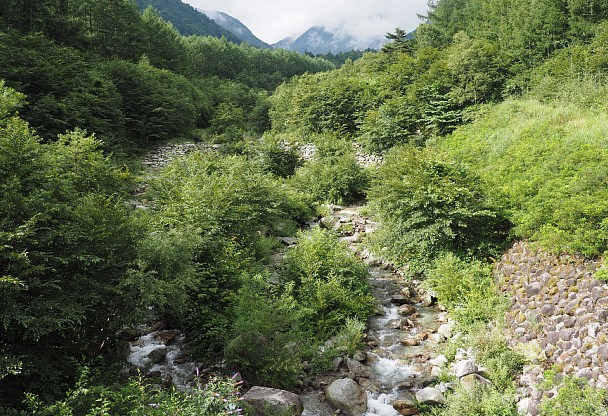 青木橋より小武川上流