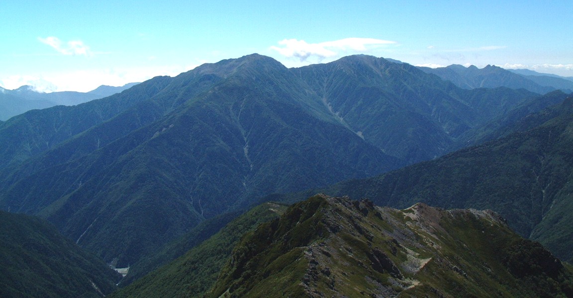 9月の荒川三山