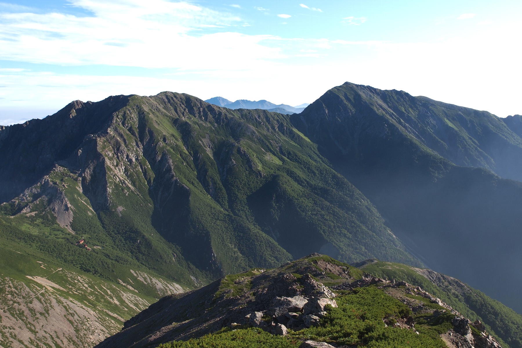 8月の荒川三山