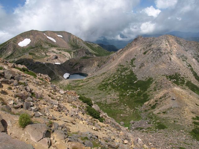 剣ヶ峰と大汝峰
