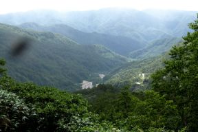 砂防新道を下る