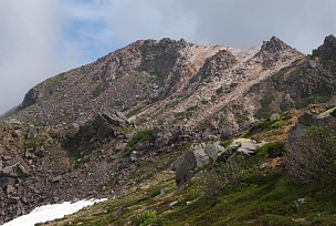 御前峰近景