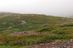 御前峰南斜面