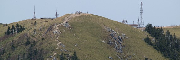 次郎笈から見る剣山山頂