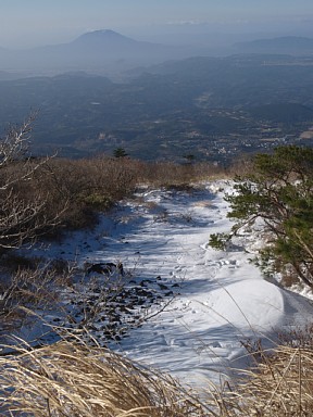 桜島を後に