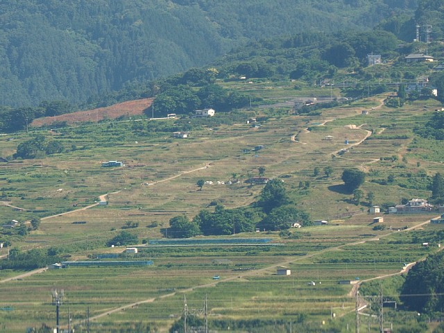 篠ノ井駅からの遠望
