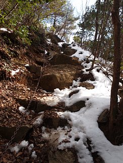 窓ヶ山登山道