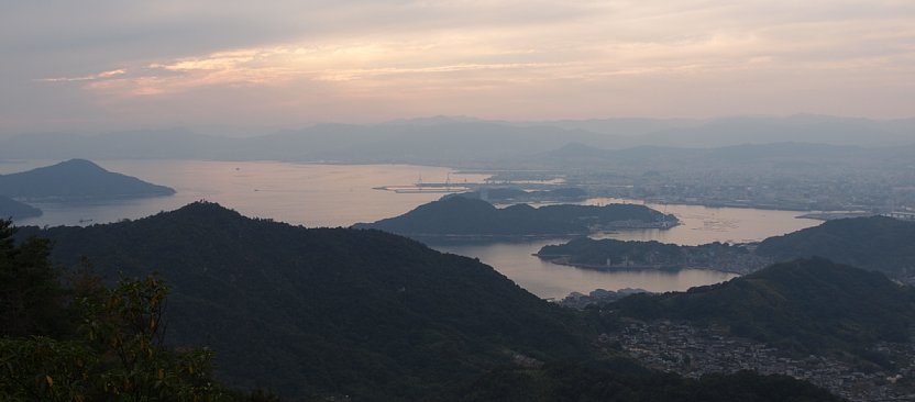 広島湾夕景