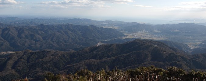 華山から西方