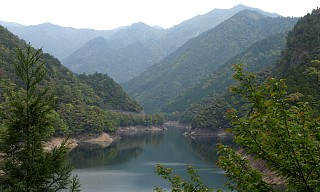 大峰の山々