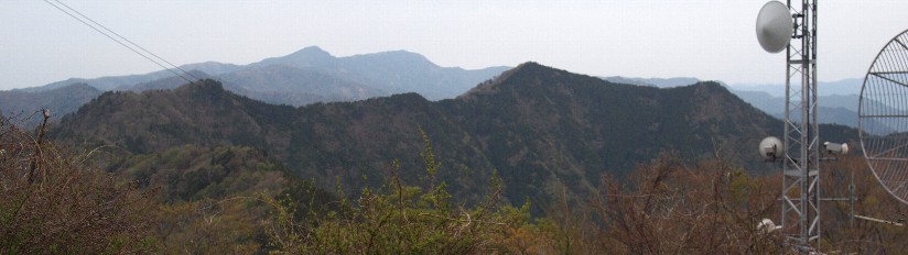 北方の大峰稜線