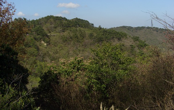 六甲最高峰方面