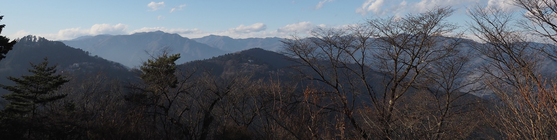 日の出山から西北西