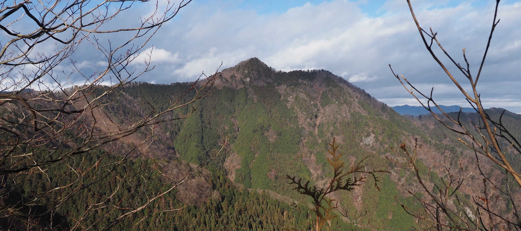 大岳山稜線