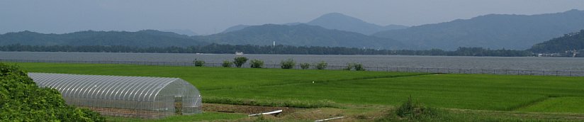 横からの天橋立