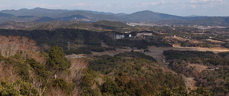 朝熊山方面