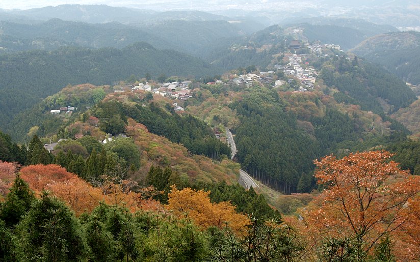 晩春の吉野山