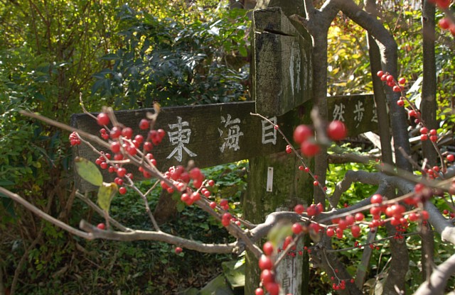 泉原の道標