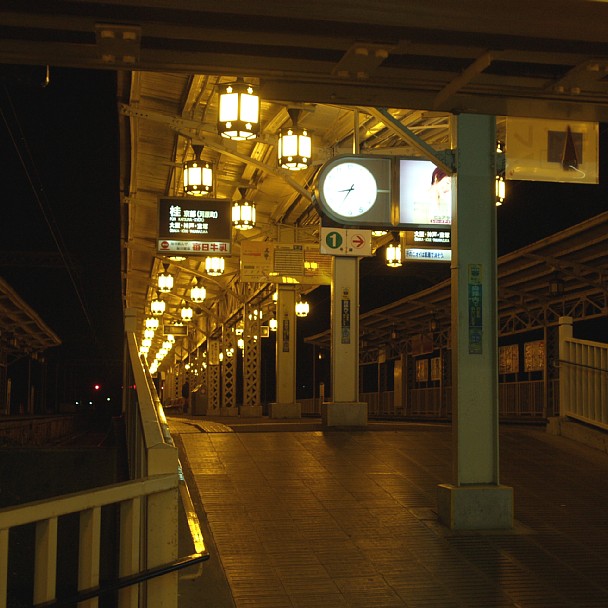 阪急嵐山駅構内